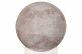 Polished Rose Quartz Sphere - Madagascar #211013-1